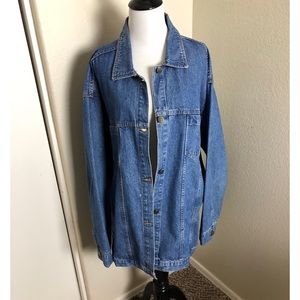 Denim long sleeve jacket